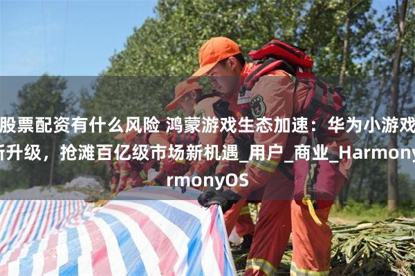 股票配资有什么风险 鸿蒙游戏生态加速：华为小游戏焕新升级，抢滩百亿级市场新机遇_用户_商业_HarmonyOS