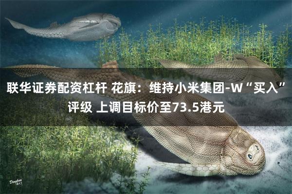 联华证券配资杠杆 花旗：维持小米集团-W“买入”评级 上调目标价至73.5港元