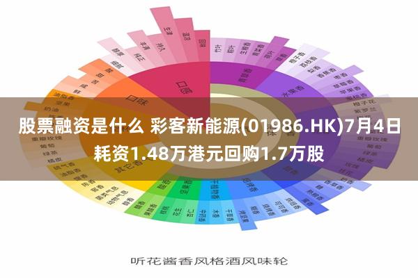 股票融资是什么 彩客新能源(01986.HK)7月4日耗资1.48万港元回购1.7万股